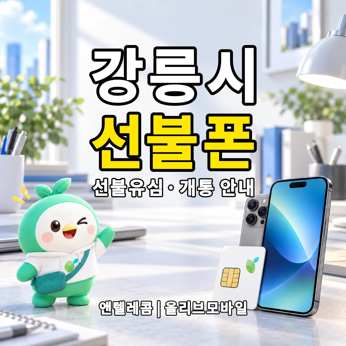 강원특별자치도 강릉시 선불폰·선불유심 개통 안내 이미지